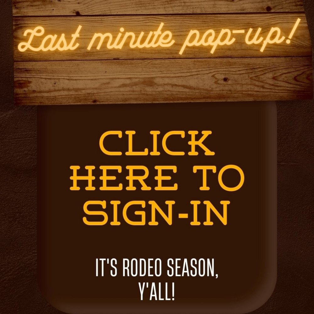 Only sign in DURING show, please